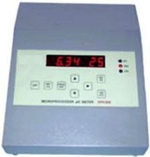 MICROPROCESSOR PH METER Display : 16 X 2 Alpha Numeric LCD Display. Range : ph : 0 to 14.00, mv : 0 to ± 1999.9. Resolution : 0.01 ph, 0.1 mv, Temp. 0.1 C.