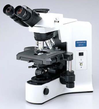 Optical Microscope Key components: an objective and an eyepiece working together to form a magnified