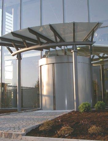 revolving door with approved emergency
