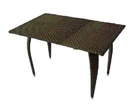 recycled glass & coral $800.00 ID# 3483 Bronze SW, Alum Frame Cubano Rectangular Table, 39x79", Bronze $800.