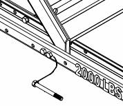 Installation 1. Install the lift table on a level, even surface. Anchor the table to the floor with appropriatelymatched anchor bolts.