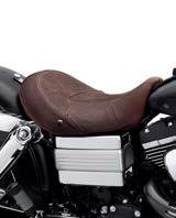 No cutting, welding, or fabrication is necessary and the seat can be removed and replaced with a touring seat for a two-up night on the town.