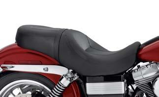 132 DYNA Seating a. Touring Seat For those looking for long-range comfort when riding their Dyna motorcycle, this Touring Seat delivers.