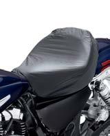 Rear Fender Bib Go solo in style. Form-fitted to hug the contour of the rear fender, this decorative fender cover hides the seat mounting holes that are exposed when riding with a solo seat.