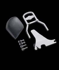 the right combination build your own A detachable sissy bar upright and backrest pad is the starting point for a complete touring machine.