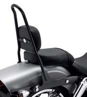 DYNA 139 Backrests & Racks A. One-Piece Detachable SissY bar upright The sweeping shape of this slim, round bar Sissy Bar Upright completes the classic bobber look.