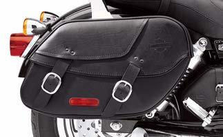 148 DYNA Saddlebags & Luggage a. LeatheR saddlebags for Dyna Models These genuine leather saddlebags deliver style and large capacity all in one.