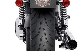 DYNA 167 Chassis Trim Rear End e. Wide tire kit Dyna models (Street Bob shown) e. Wide Tire Kit Dyna Models Add the wide tire look to your 06-later Dyna model.