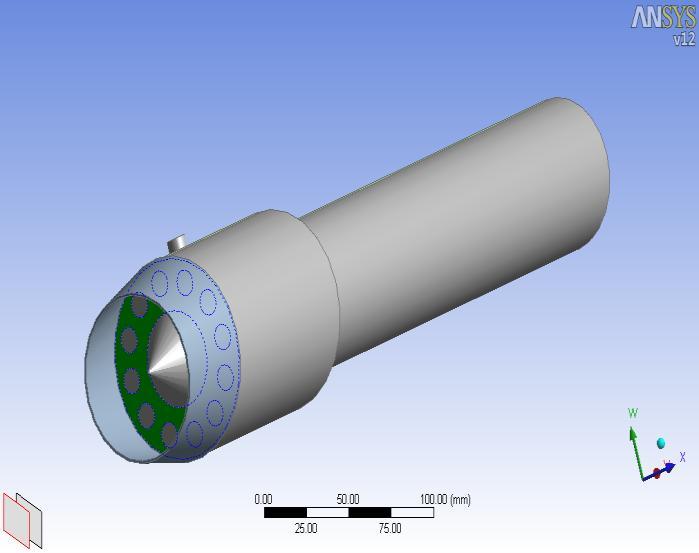 Fig 5 Pulsejet Modeled in ANSS Fig 7 B.