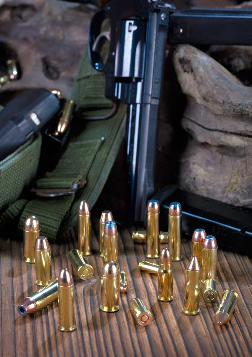 PISTOL SUBMACHINE GUN AND REVOLVER AMMUNITION PISTOL SUBMACHINE GUN AND REVOLVER AMMUNITION 40 Smith & Wesson 10 mm Auto 44 Remington Magnum 44 Remington Magnum Index A-353 A-361 A-221 A-580 Usage 40