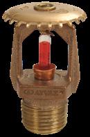 FIRE PROTECTION EQUIPMENT SPRINKLERS Upright Pendent Sidewall
