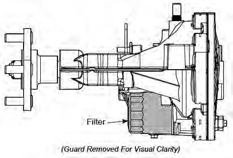 Continue to fill the transaxle through the hydraulic fluid reservoirs until the Full Cold line is reached on the hydraulic fluid reservoirs. 3.