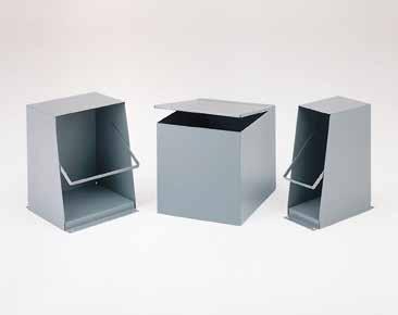 : BH -Slot Literature Rack Designed to mount on partition or almost any vertical surface. Excellent for binders.