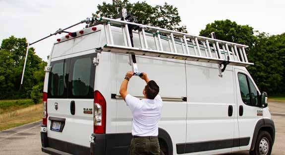 Drop-Down Ladder Rack ProMaster FINALLY! A LADDER RACK DESIGNED AROUND YOU... NOT YOUR VEHICLE. Introducing the All-New Drop-Down Ladder Rack from Adrian Steel!