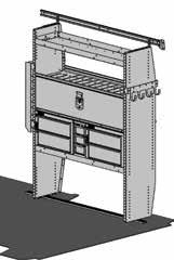 9 HAD9 Hybrid -Shelf Unit RKPMMWB  Door Kit WKCPM Steel Partition