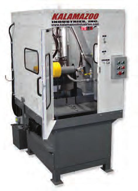 20" ENCLOSED SEMI-AUTOMATIC WET CUT SAW MODEL K20E Totally enclosed cabinet, side access ports for long stock. 15 HP SD motor, mag. starter, 36 amps @ 230V, 18 amps @ 460V.