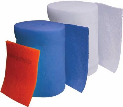 2" thicknesses Made from recycled polyester fibers