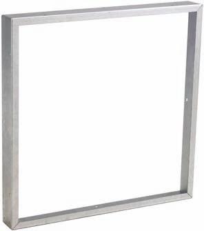 galvanized steel frame 1/2", 1", 2" thicknesses Wire support grid - both sides RESIDENTIAL AIR FILTRATION