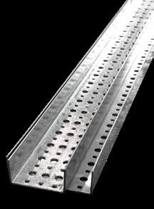 Snap Track cable tray is manufactured in nominal widths of 2, 4, and 6 and a nominal