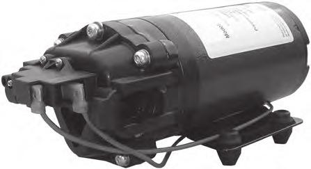 PowerFLO 7800 Series 12 Volt DC Motor-Driven Diaphragm Pumps Specifications Motor: Type: 12 VDC, permanent magnet, totally enclosed, non-ventilated Leads: 18 AWG, 12 long Duty Cycle: See Heat Rise