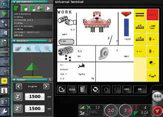 A function that makes it possible to control attachments using the tractor s own functionality, thus avoiding too many implement controls/ monitors in the cab.