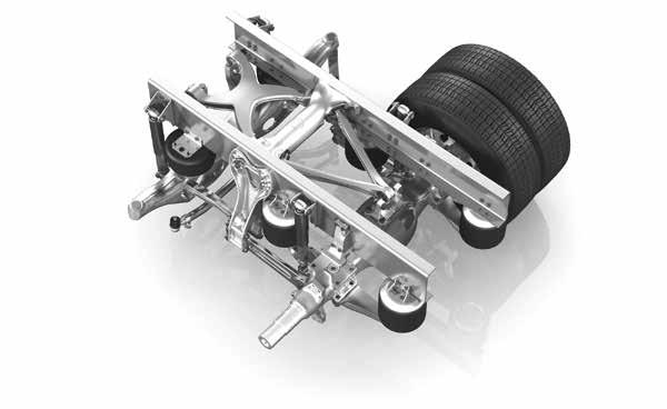 Rear axle suspension