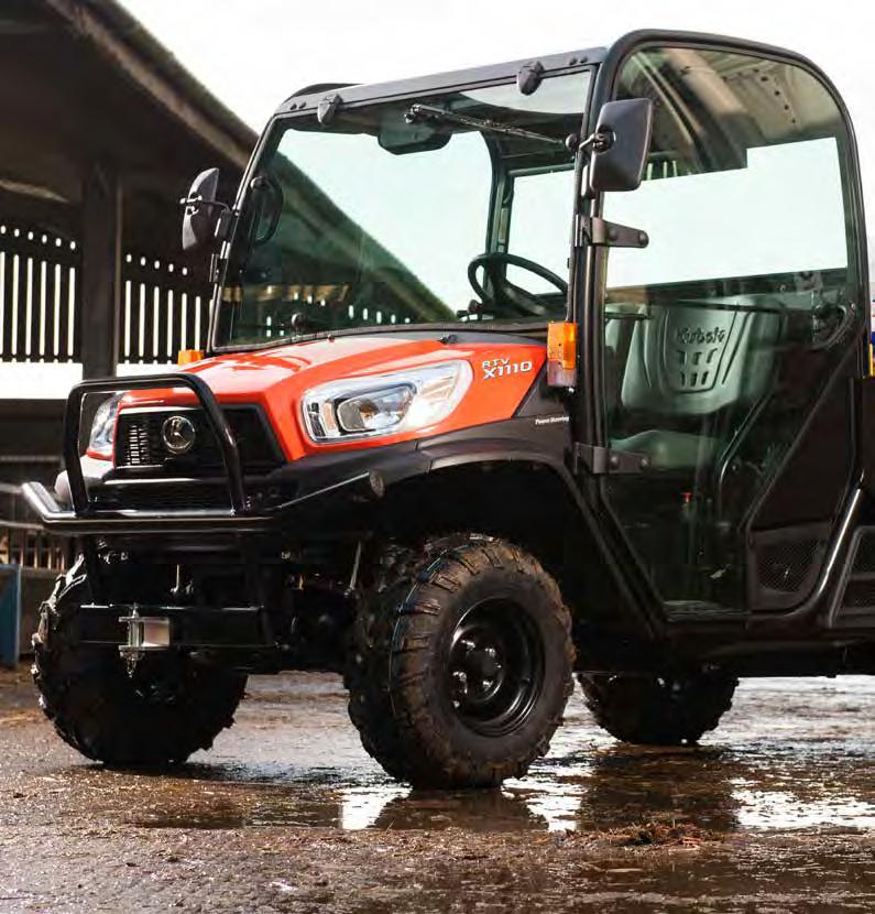 OUGH Power when and where you need it Kubota diesel engine dependable power.