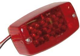 4522 THINLINE LED S/T/T LIGHT BAR vsm7464 for use as combination rear lamp Low profile hard wire design Sealed polycarbonate waterproof construction Surface mount on 16 1/8 centers 17 L x 1 3/8 W x 1