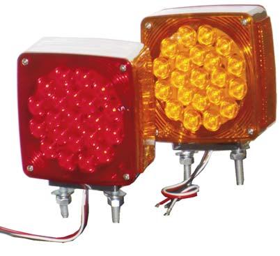 functions utilize Super Flux LED technology Amber and Red face each containing 21 Super LED