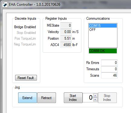 SHA Controller: Index / Sequence Setup Ability to