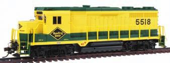 Models feature prepainted and lettered plastic bodies with operating headlights and E-Z Mate couplers.