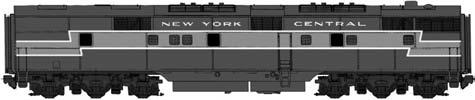 Like the prototype, Walthers Century is Completely New from Diesels to Lookout Lounge, with nine superb cars finished in striking twotone gray, and matching PROTO 2000 EMD E7 Phase II diesels