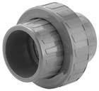 PVC Fittings 470S 470 UNION - PVC - SCHEDULE 80 - FITS SCH 40 & 80 PIPE 470T 460T Threaded Solvent 470S03 470T03 1/2" 12 96