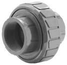 470S09 470T09 2-1/2" 1 20 470S10 470T10 3" 1 10 470S11 470T11 4" 1 6 EXPANDABLE COUPLING - PVC UNION STYLE & DOUBLE O-RING