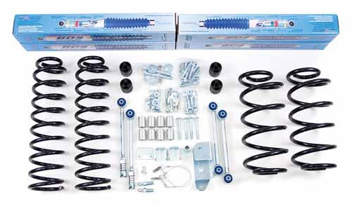 PARTS LIST Part # Qty Description 034302 2 Front Coil Springs 034308 2 Rear Coil Springs 82380 1 Front Cam Bolt Kit 65077 1 1/8" x 1-1/4" Cotter Pin Front Sway Bar Disconnects A100 2 Sway Bar