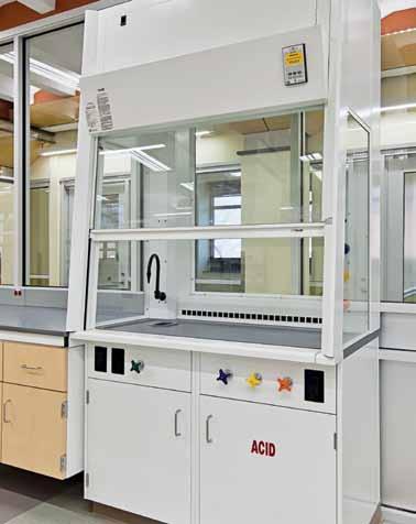 high performance energy savings instructional maximized visibility RFV2 Series Fume Hood The RFV2 (Reduced Face Velocity) Series hood is specifically designed for high performance and energy