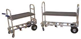 Welded 304 stainless steel dolly construction with reinforced outriggers. 304 stainless dollies are ideal for clean room, pharmaceutical, food and wash down applications.