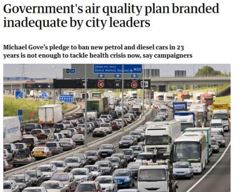 9 billion Annual costs to NHS and society from emissions from cars and vans (University of Oxford & University of
