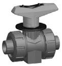 72 +GF+ Control Ball Valves - Check Valves The +GF+546 Ball Valve when fitted with a control ball allows fine control and throttling of flows in sizes up to 50.