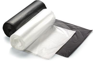 High Density HMW-HDPE Can Liners Gauge for gauge, Galaxy liners handle heavier loads at a lower cost versus competitive bags made from less-advanced films.