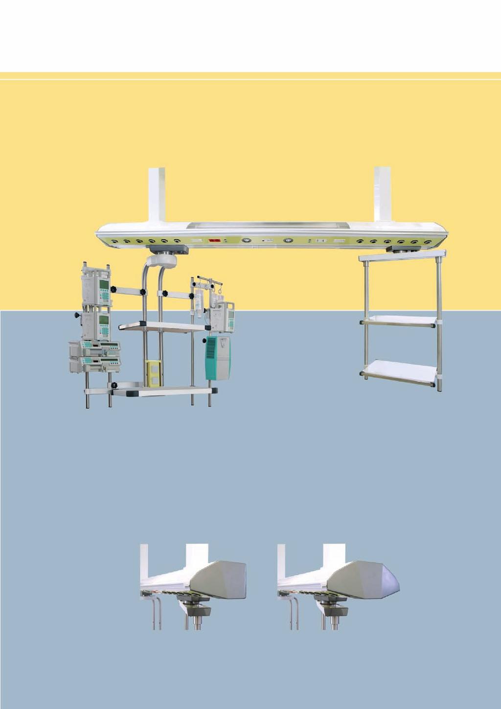 5 Independant MSU Flexible and optimal supply solutions for intensive care Independant Media Supply Unit The Independant Media Supply Unit is a ceiling-mounting service bridge with a supply system