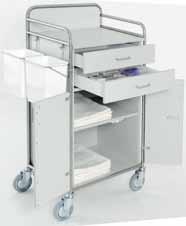 Customized Ward Carts Linen ward carts Series EW 40 and EW 41 can be customized to meet your individual needs.