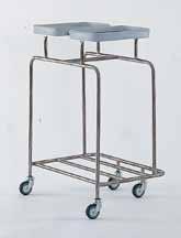 Closed carts and linen hampers can also be used separately.