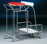 Universal Collector, STAINLESS STEEL A universal cart for collecting soiled linen and waste.