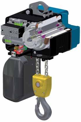 Electric chain hoist PLANETA-GCH Simple Reliable Safe Compact design Robust