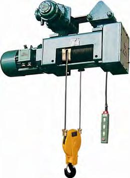 Explosion-proof Electric Hoist Capacity T 0.5 1 Lifting speed m/min 8(0.8/8) Wire rope diameter / 4.8 7.4 Min. curvature radius m 1.5 1.5 2 3 4 Lifting motor kw 0.8(0.4/0.8) 1.5(0.4/1.