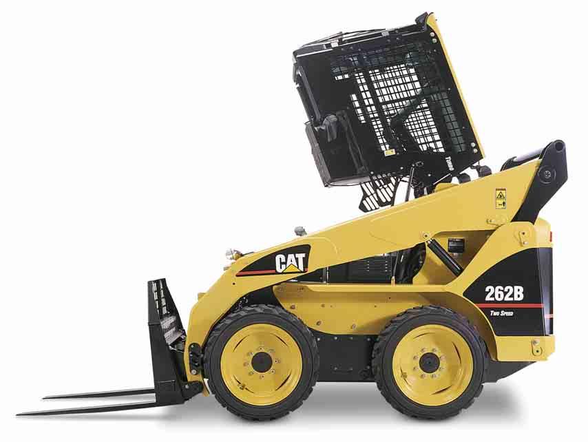 Serviceability Quick access and superior design make the Cat Skid Steer Loaders easy to maintain. Service Access.