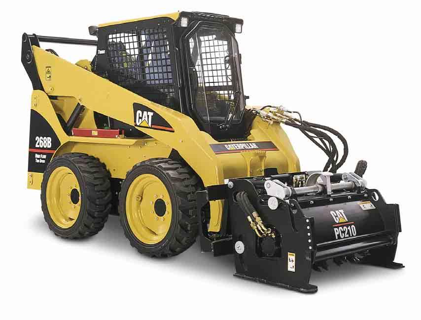 Caterpillar 262B and 268B Skid Steer Loaders Two versatile compact machines designed, built and backed by Caterpillar to deliver exceptional performance, ease of operation and simplified service.