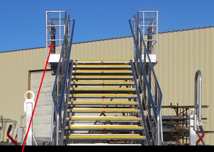 Operations Positioning/Removing the Stairs 10. Exit the stairs and recover the Stabilizers to the disengaged position and the outriggers to the stowed position (if applicable). 11.