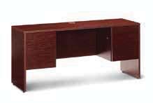 Desk Mahogany Double PedestalLocking Drawers 72 L x